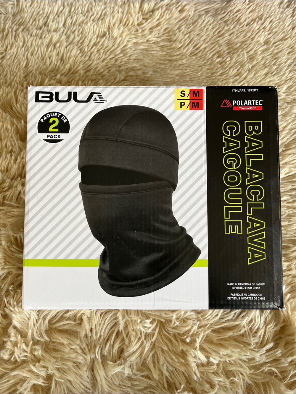 Bula Polartec 2PK Balaclavas
